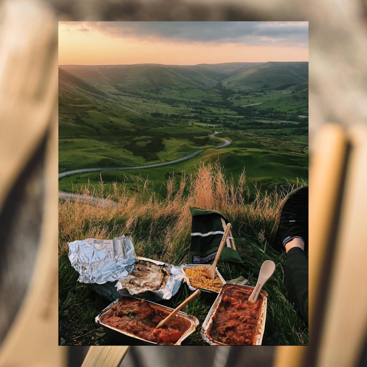 Wild Roots Natural Bamboo Cutlery Set - Khaki