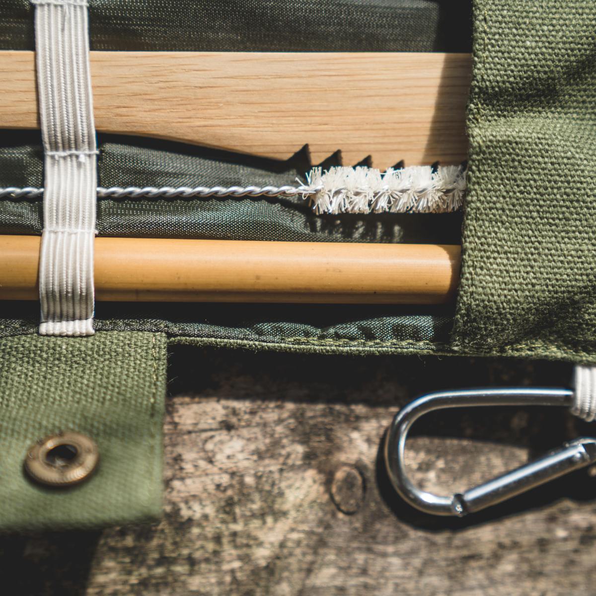 Wild Roots Natural Bamboo Cutlery Set - Khaki