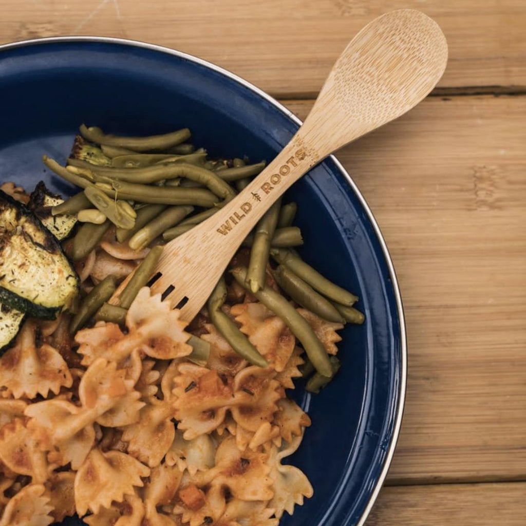 Wild Roots Natural Bamboo Cutlery Set - Khaki