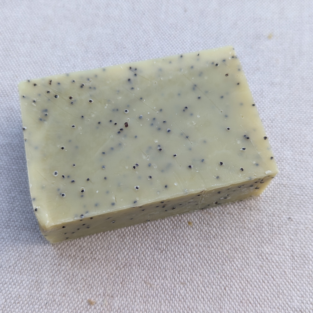 Wild Roots Poppy Exfoliator Soap Hand Made Soap