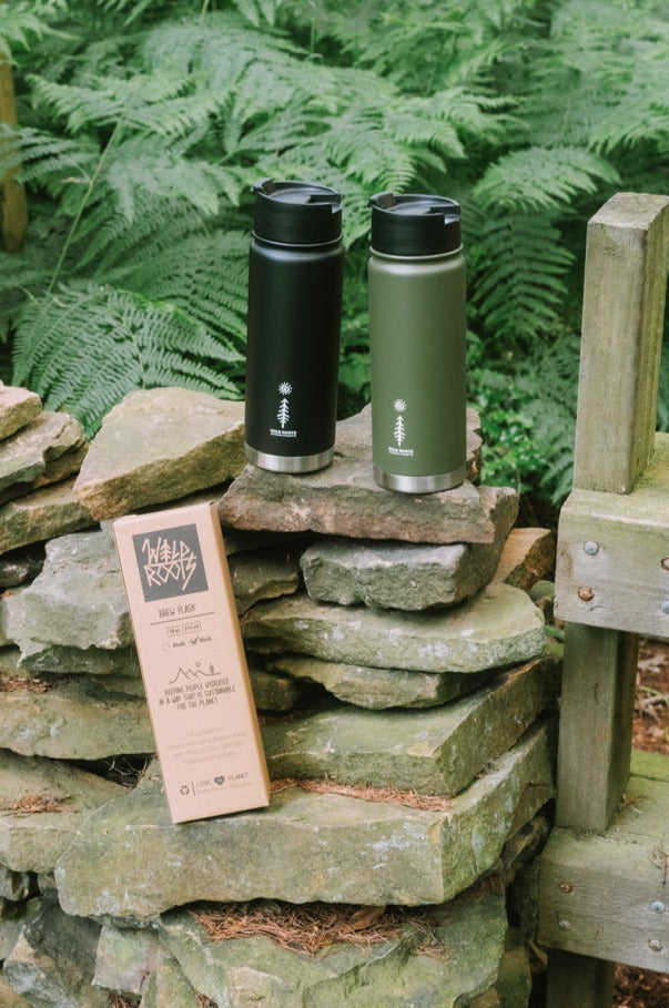 Wild Roots Brew Flask 511ml Vacuum Insulated