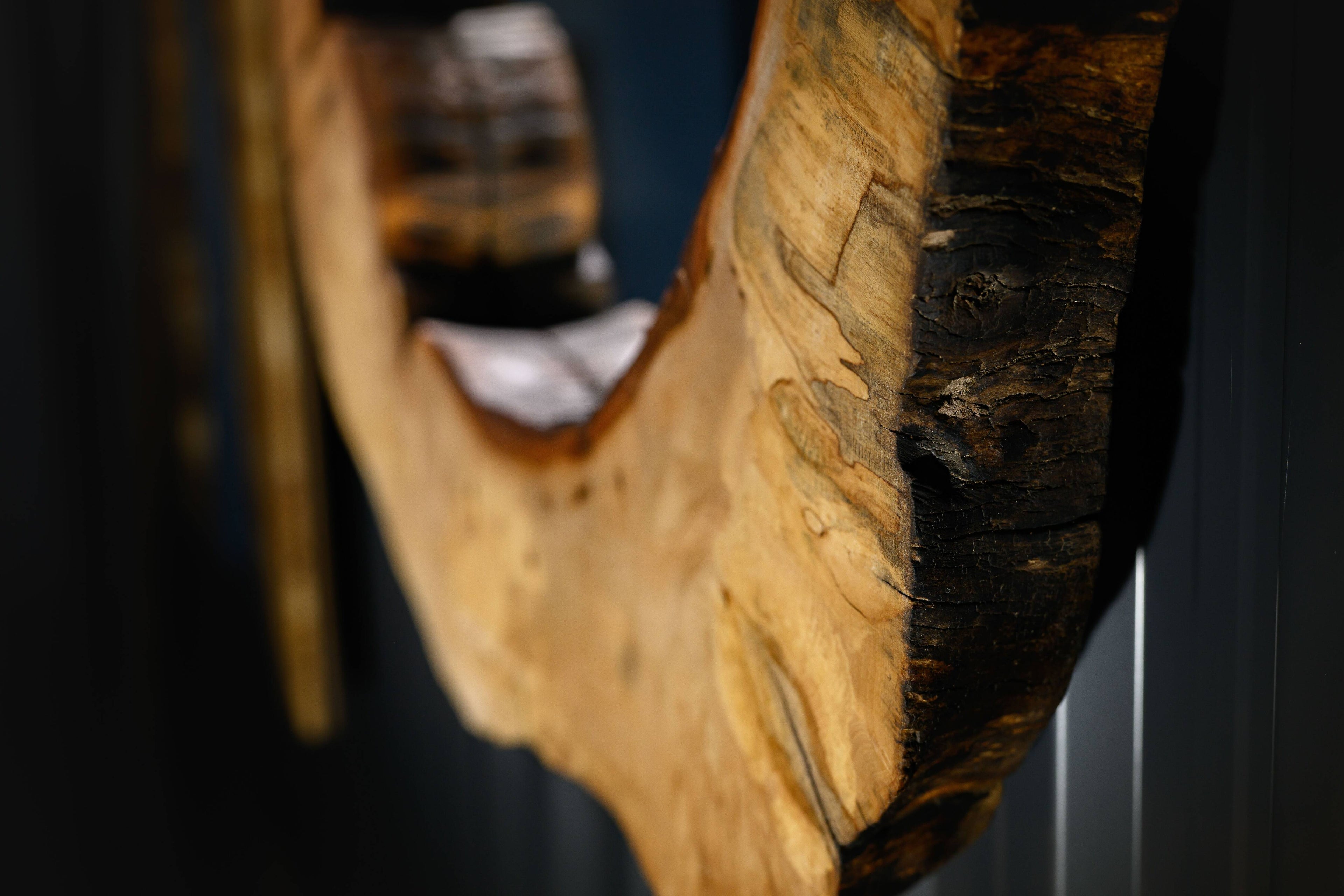 Final Clearance got to go True Wood 'Forest Eye' Wall mirror