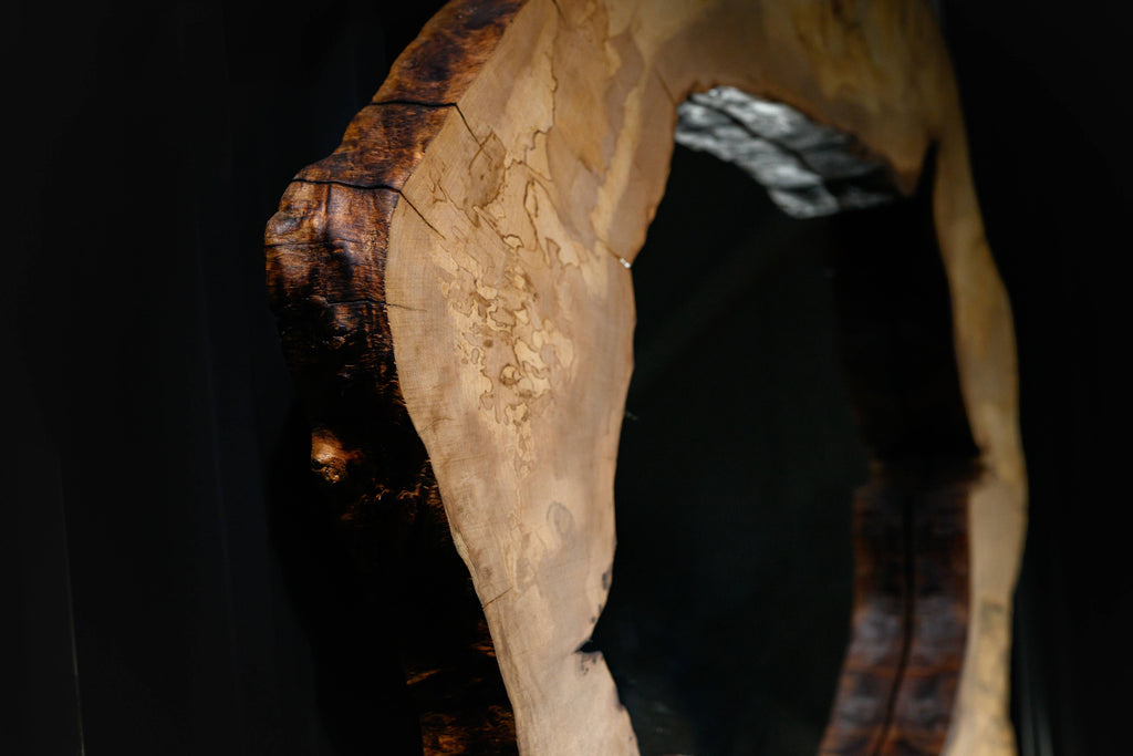 Final Clearance got to go True Wood 'Forest Eye' Wall mirror
