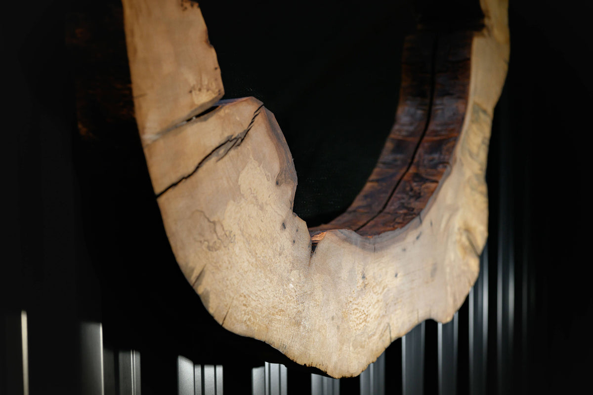 Final Clearance got to go True Wood 'Forest Eye' Wall mirror